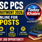 UPPSC PCS Pre Recruitment 2026