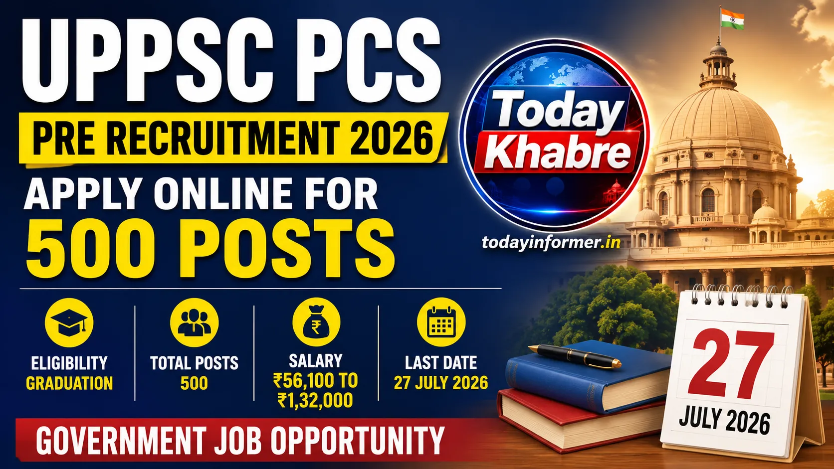 UPPSC PCS Pre Recruitment 2026